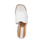 Сандалии Franco Sarto Florence Fashion Slide Heeled, цвет White Leather - фото 2