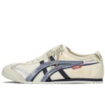 Кроссовки Onitsuka Tiger MEXICO 66 Lifestyle Shoes Unisex Low-top Beige/Blue, синий/хаки - фото