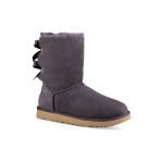 Зимние ботинки Bailey Bow II 2.0 с флисовой подкладкой фиолетово- Ugg, серый - фото 3