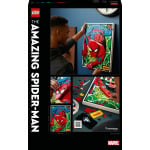 Пластиковый конструктор Art the amazing spider man 31209 — коллекционный и демонстрационный набор креативных игрушечных моделей с ностальгической картиной супергероя для поклонников человека паука (2099 деталей) Lego - фото 4