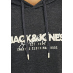 Толстовка с капюшоном LOGO  Jack & Jones, черный - фото 4