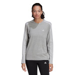 Блуза Adidas Sportswear Essentials 3-S Long Sleeve, серый - фото