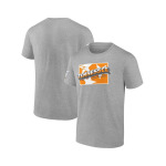 Мужская футболка с логотипом Heather Grey Tennessee Volunteers Fan Fanatics, серый - фото