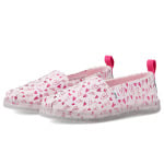 Лоферы TOMS Kids Foil Hearts Alpargata (Little Kid/Big Kid), розовый - фото 6