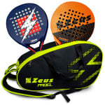 Zeus Padel Bag Сумка для ракетки для падель черная неоново-желтая - фото 5