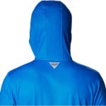 Толстовка Columbia Terminal Tackle PFGFish Flag Hoodie, цвет Hyper Blue/Orange Glow Fish Flag - фото 3