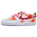 Кроссовки Nike Court Vision Skateboarding Shoes Men Low-top Red/white, красный - фото