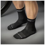 Велосипедные носки Gripgrab Merino Regular Cut Sock, черный - фото 2