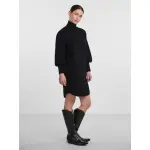 Y.A.S вязаное платье "YASFONNY LS ROLL NECK KNIT DRESS S. NOOS", черный - фото 10