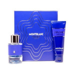 Montblanc Explorer Ultra Blue Eau de Parfum Spray 60 мл и DG 100 мл Набор для мужчин - фото