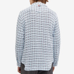 Рубашка Thom Browne Crochet Shirt, цвет Medium Blue - фото 3