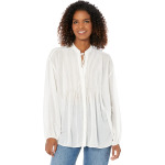 Рубашка Vince Camuto Drop Shoulder Blouse with Pin Tucks, цвет New Ivory - фото