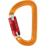 Карабин с автоблокировкой Sm'D Twist-Lock Petzl, оранжевый - фото