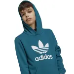 Толстовка Adidas Originals с капюшоном "TREFOIL HOODIE", цвет Legacy Teal - фото 7