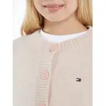 Кардиган Tommy Hilfiger "TOMMY POINTELLE CARDIGAN" с флагом с логотипом Tommy Hilfiger, розовый - фото 3