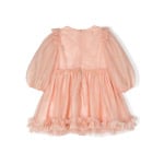 Платье из тюля с цветочной вышивкой Stella McCartney Kids, розовый - фото 2