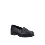 'Hazel Loafer SNR' Girls BTS FLFR Hush Puppies, черный - фото