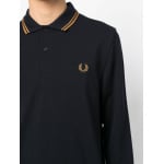 Fred Perry рубашка поло с вышитым логотипом, синий - фото 5