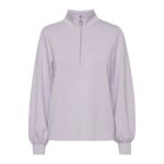 Толстовка b.young BYPUSTI HALFZIP, цвет pastel lilac - фото 4