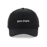 Бейсболка с вышивкой и логотипом Palm Angels, черный - фото