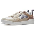 Кроссовки LINING Common 80s Skateboarding Shoes Men Low-top Khaki, хаки - фото 3