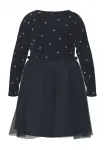 Платье из тюля Name It "NMFNADJA LS DRESS NOOS", цвет Dark Sapphire - фото 2