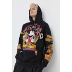 Толстовка из хлопка Mickey Bad Mood Desigual, черный - фото