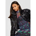 Зимняя куртка CROPPED SHINY PUFFER Calvin Klein Jeans, черный - фото 4