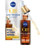 NIVEA Q10 Anti-Wrinkle Expert Dual Action Serum 30 мл Антивозрастная сыворотка для лица для женщин с чистым Q10 заметно уменьшает и предотвращает появление морщин - фото