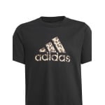 Футболка Adidas Sportswear Animal Print Graphic T-Shirt Kids, черный - фото 4