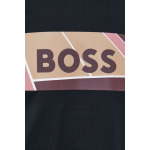 Хлопковая футболка BOSS Boss, черный - фото 5