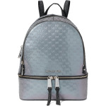 Рюкзак Michael Kors Rhea Zip Medium Backpack, серый - фото