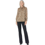 Блуза Vince Camuto Puff Long Sleeve Blouse with Mock Neck Collar and Cuffs, цвет Fall Camel - фото 4