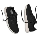 Кроссовки Allbirds Wool Runner, цвет True Black (Cream) - фото 4