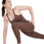 Супермягкие леггинсы для йоги 7/8 женские Sweaty Betty, цвет Walnut Brown - фото 6