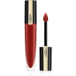 L'Oreal Paris Rouge Signature Матовый блеск для губ 115 I Am Worth It 7 мл, L'Oreal - фото