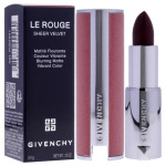 Живая помада Le Rouge Sheer Velvet Matte Lipstick N39 Rouge Grenat для женщин 0,11 унции Givenchy - фото 3