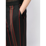 Vivienne Westwood Humphrey striped jacquard trousers, черный - фото 5