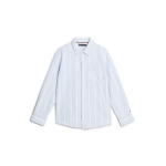 Рубашка TOMMY HILFIGER Regular fit Button Up, цвет Navy/Dusty blue - фото