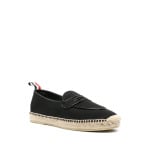 Thom Browne Varsity penny loafer espadrilles, черный - фото 2