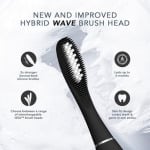 Черная насадка Issa Hybrid Wave, щетина из медицинского силикона и полимера Pbt, Foreo - фото 3