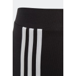 Хлопковые леггинсы с 3 полосками Essentials adidas, черный - фото 3