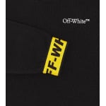 Толстовка из хлопка с логотипом Off-White, черный - фото 2