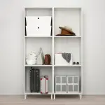 Гардероб PLATSA, белый, 120x42x191 см, PLATSA/FONNES IKEA - фото 4