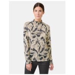 Футболка Gerry Weber 1/1 Arm, цвет black/gold leaf graphic small - фото