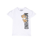 Moschino Kids платье Teddy Bear, белый - фото