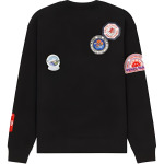 Толстовка мужская Kenzo Logo-patches Drop-shoulder, черный - фото 2