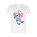 Футболка с принтом Lilo & Stitch Kissy Faced Unisex Disney, белая - фото 2