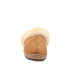 Тапочки из овчины Minnetonka Sheepskin с потертостями, серый - фото 2