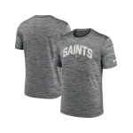 Мужская серая футболка New Orleans Saints Velocity Athletic Stack Performance Nike, серый - фото